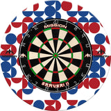Mission Dartboard Surround - Nederland Design - White - Art Deco