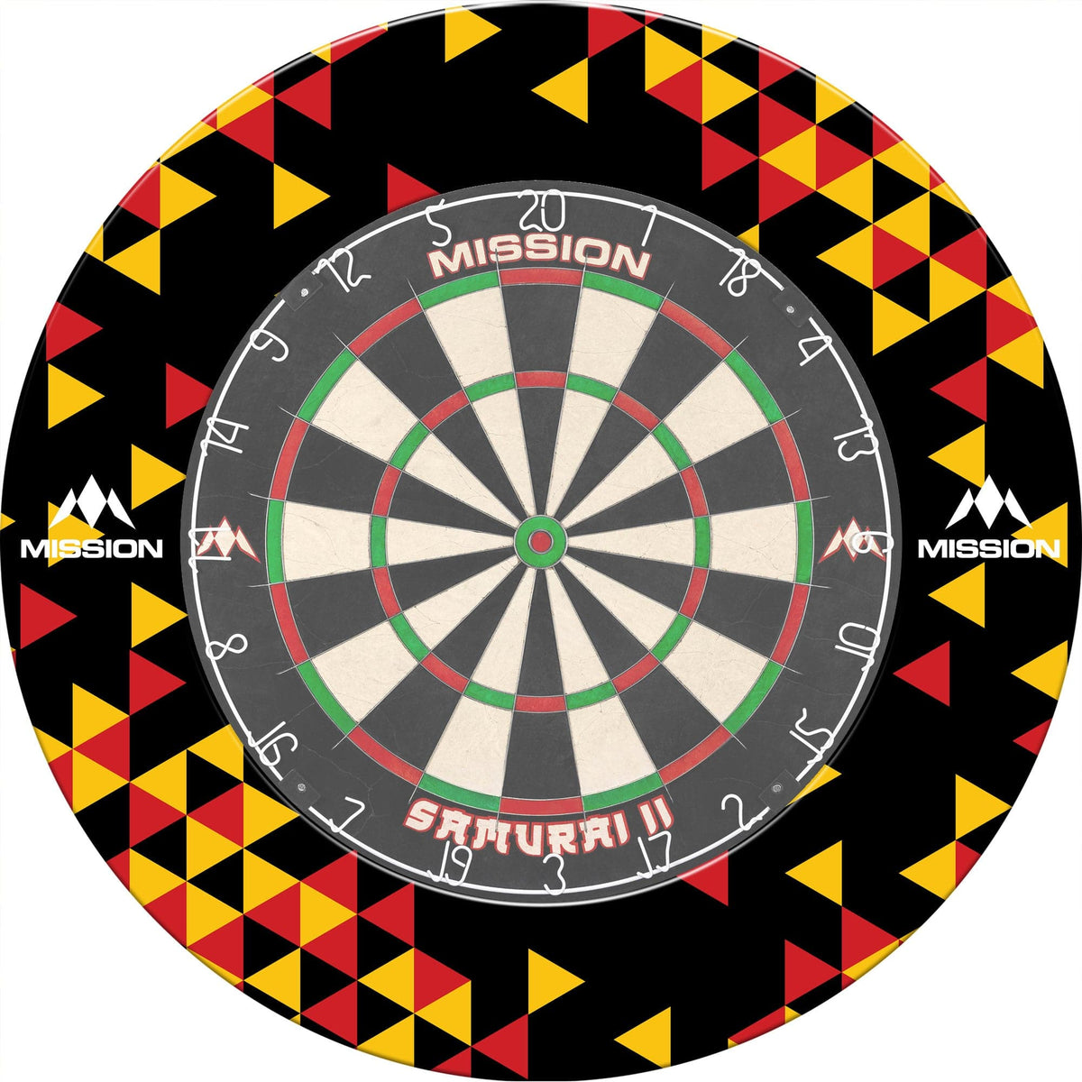 Mission Dartboard Surround - Deutschland Design - Black - Art Deco