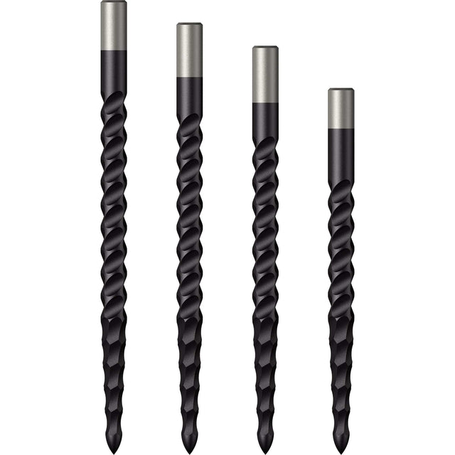 *Mission Lunar CS Dart Points - Spare Points - Rough Cut - Black