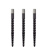 *Mission Lunar CS Dart Points - Spare Points - Rough Cut - Black 32mm