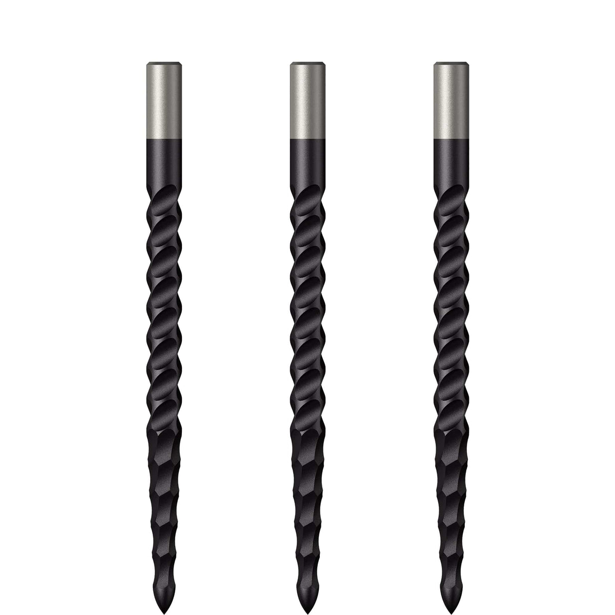 *Mission Lunar CS Dart Points - Spare Points - Rough Cut - Black 36mm