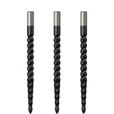 *Mission Lunar CS Dart Points - Spare Points - Rough Cut - Black 36mm