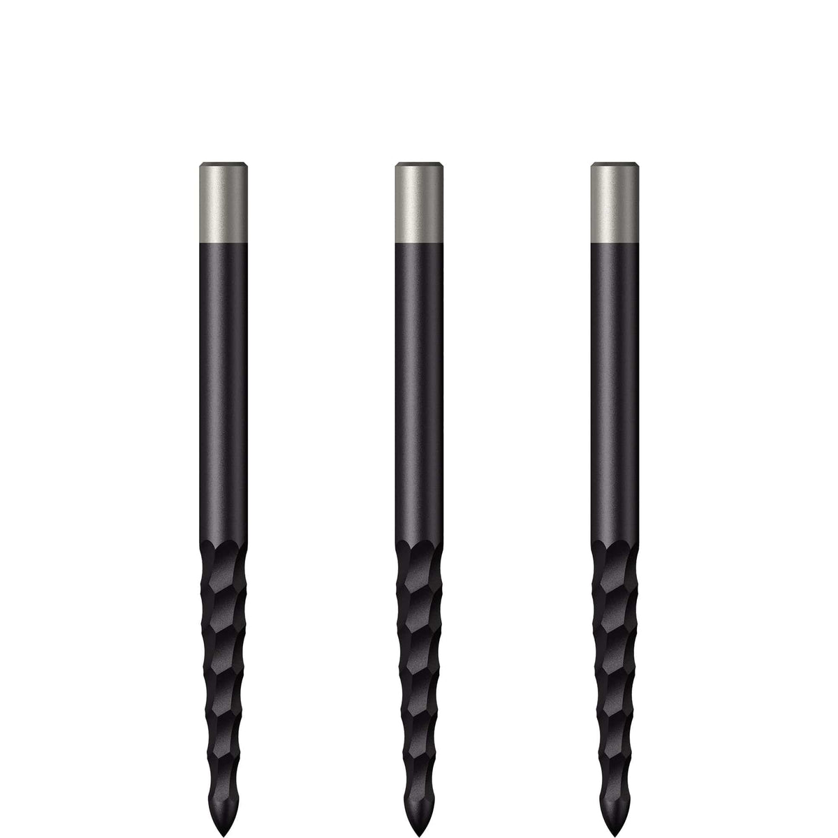 *Mission Lunar FS Dart Points - Spare Points - Rough Cut - Black 32mm