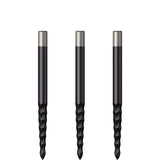 *Mission Lunar FS Dart Points - Spare Points - Rough Cut - Black 32mm