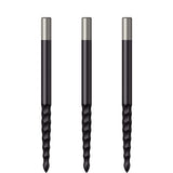 *Mission Lunar FS Dart Points - Spare Points - Rough Cut - Black 36mm
