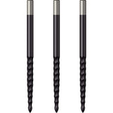 *Mission Lunar FS Dart Points - Spare Points - Rough Cut - Black 40mm