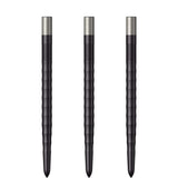 Mission Ripple Dart Points - Steel Tip Replacement Points - Black 36mm