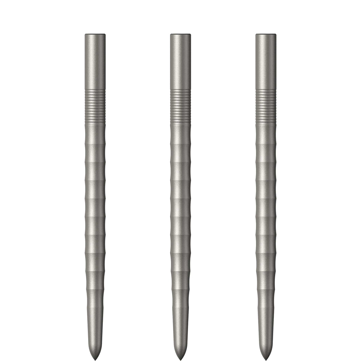 Mission Ripple Dart Points - Steel Tip Replacement Points - Silver 36mm