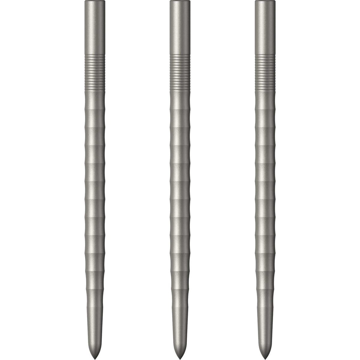 Mission Ripple Dart Points - Steel Tip Replacement Points - Silver 40mm