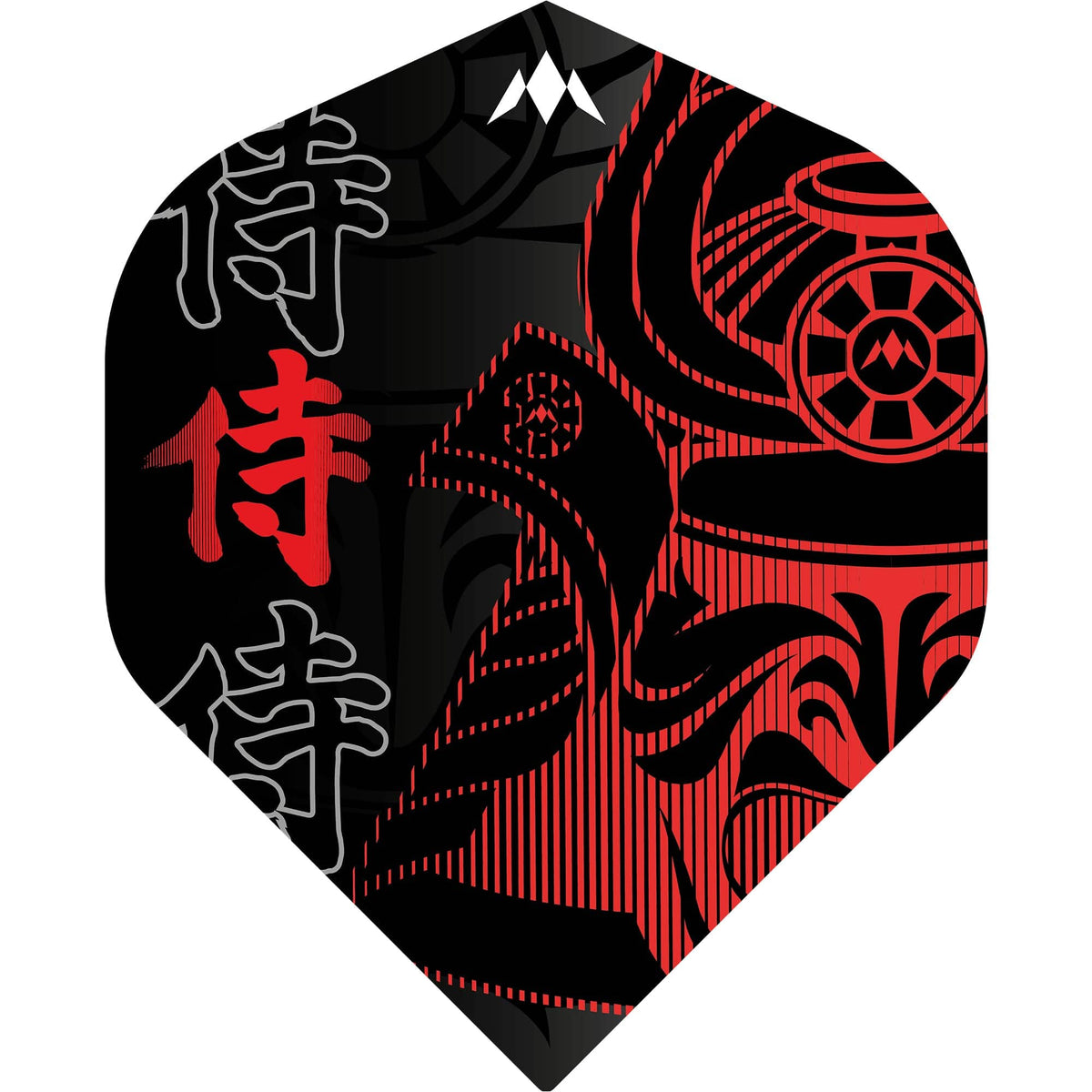 Mission Solo Dart Flights - Std - No2 - Samurai II - Red