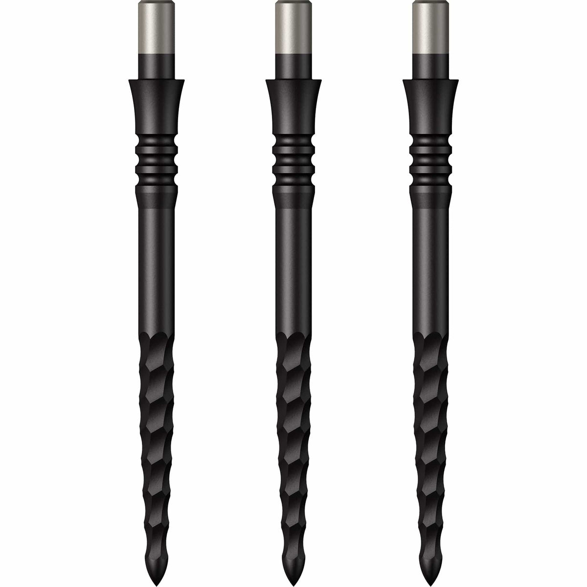 Mission Sniper Points - Steel Tip - Precision Spare Points - Lunar FS - Black 32mm