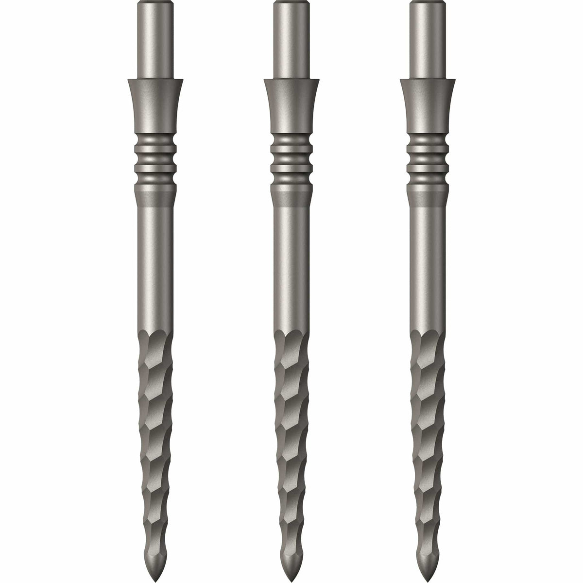 Mission Sniper Points - Steel Tip - Precision Spare Points - Lunar FS - Silver 32mm