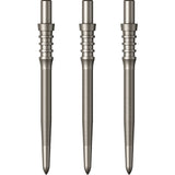 Mission Sniper Points - Steel Tip - Precision Spare Points - Micro Grip - Silver 32mm