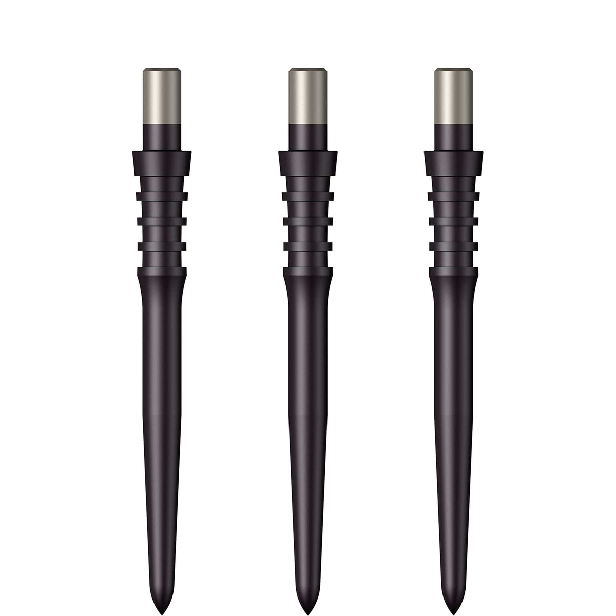 Mission Sniper Points - Steel Tip - Precision Spare Points - Titan Pro - Black 28mm