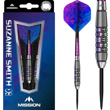 *Mission Suzanne Smith Darts - Steel Tip - Coral PVD 24g