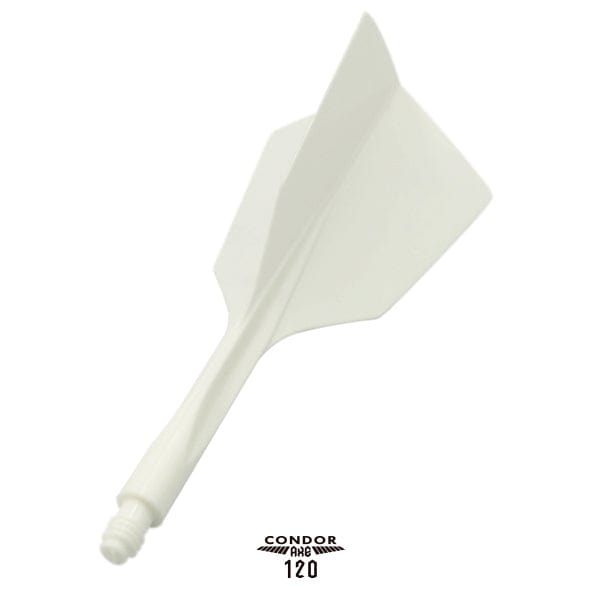 Condor AXE 120 Dart Flights - Narrow - White