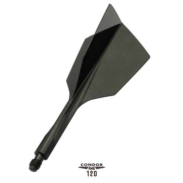 Condor AXE 120 Dart Flights - Narrow - Black