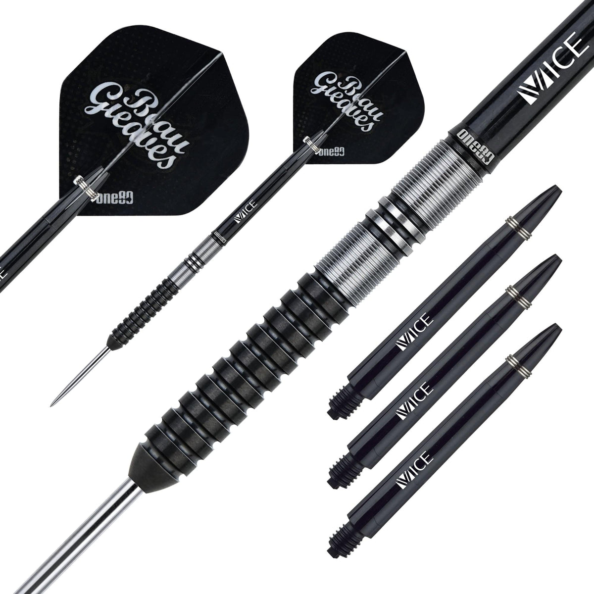 One80 Beau Greaves Darts - Steel Tip - VHD - Black Edition