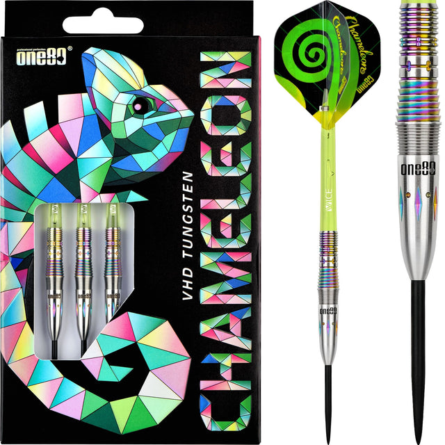 One80 Chameleon Darts - Steel Tip - Ruby 22g
