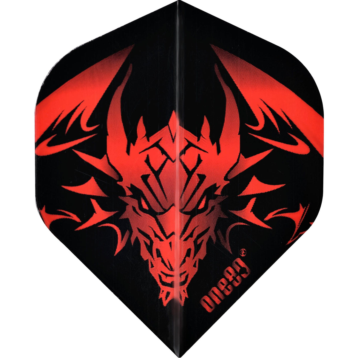 One80 Dart Flights - Jim Williams - 130 Micron - Signature - No2 - Std Red