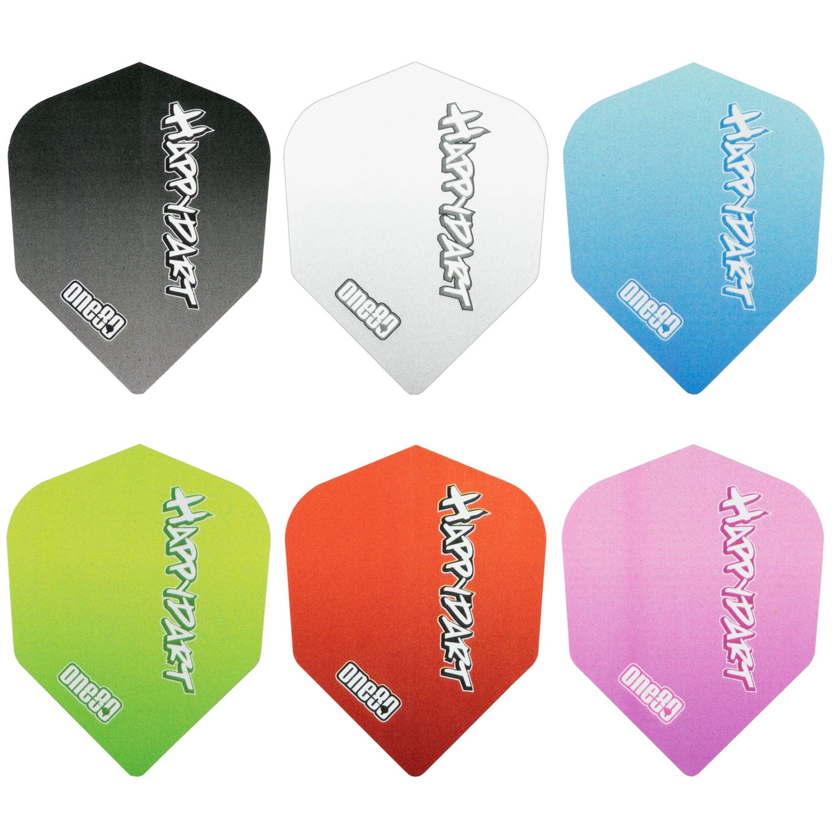 *One80 Dart Flights - Happy Dart Flights - Std