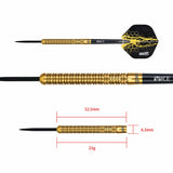 One80 Ryan Hogarth Darts - Steel Tip - Signature - Gold - 23g 23g