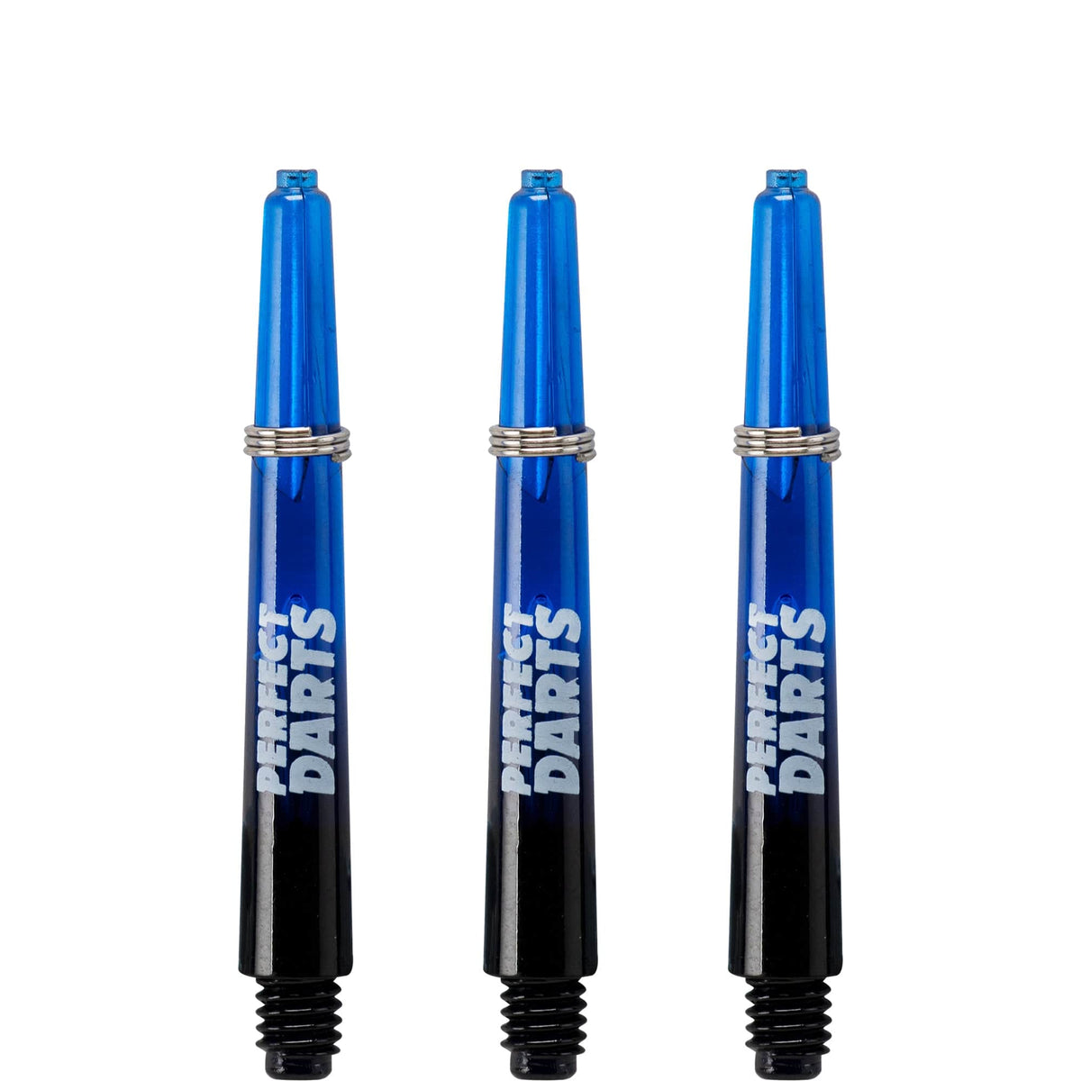 *Perfect Darts - Two Tone Shafts - Polycarbonate - Black & Blue - 3 Sets Pack Tweenie