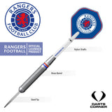 Rangers FC Darts - Steel Tip Brass - Official Licensed - RFC - 22g 22g