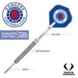 Rangers FC Darts - Steel Tip Tungsten - Official Licensed - RFC - 24g 24g