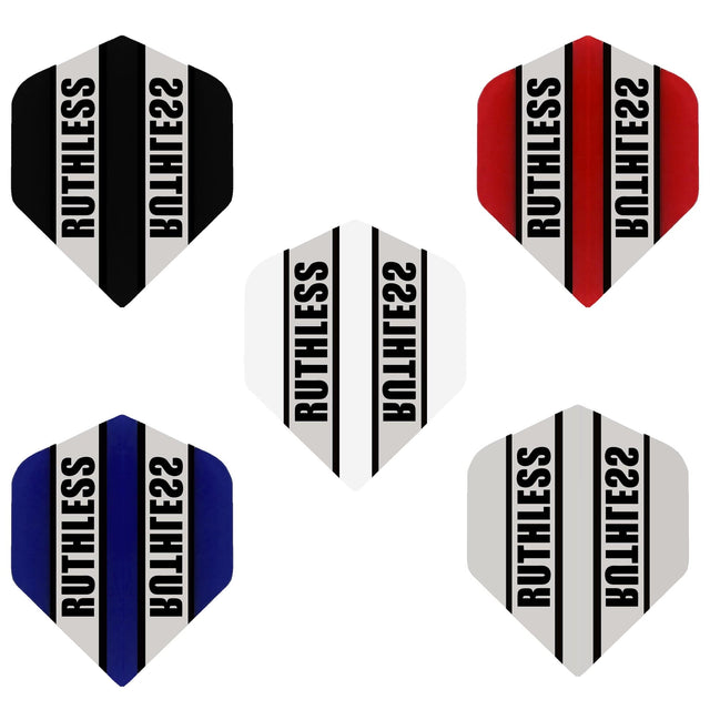*Ruthless - Clear Panel - Dart Flights - 100 Micron - Mini - Std