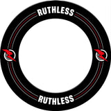 Ruthless Dartboard Surround - Professional - Printed Design - Black