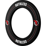 Ruthless Dartboard Surround - Professional - Printed Design - Black