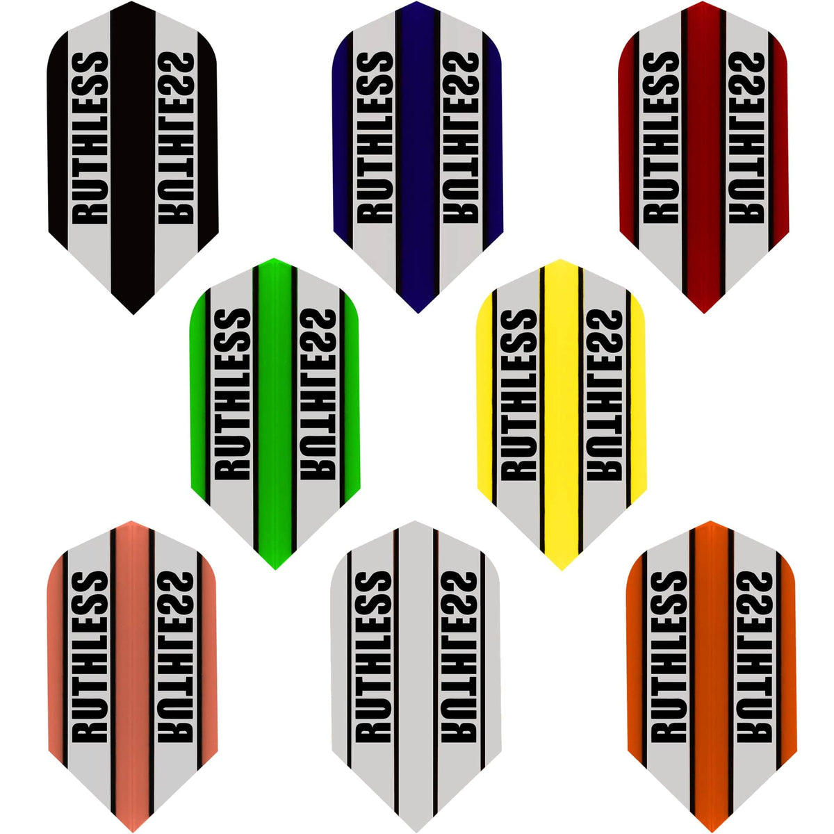 *Ruthless - Clear Panel - Dart Flights - 100 Micron - Slim