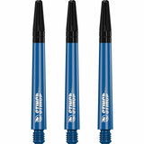 Ruthless Sting Dart Shafts - Polycarbonate - Solid Blue - Black Top Medium