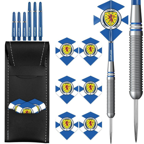 Scotland Football Darts - Steel Tip Brass - Official Licensed - Logo - 22g