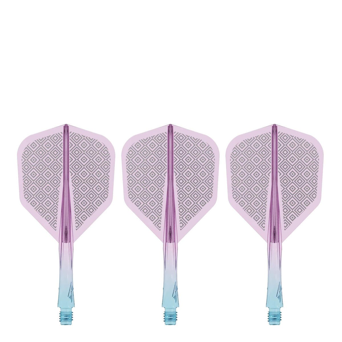 Caliburn SUP Flights - Moulded Shaft and Flight -  Standard No6 - Block - Blue & Purple