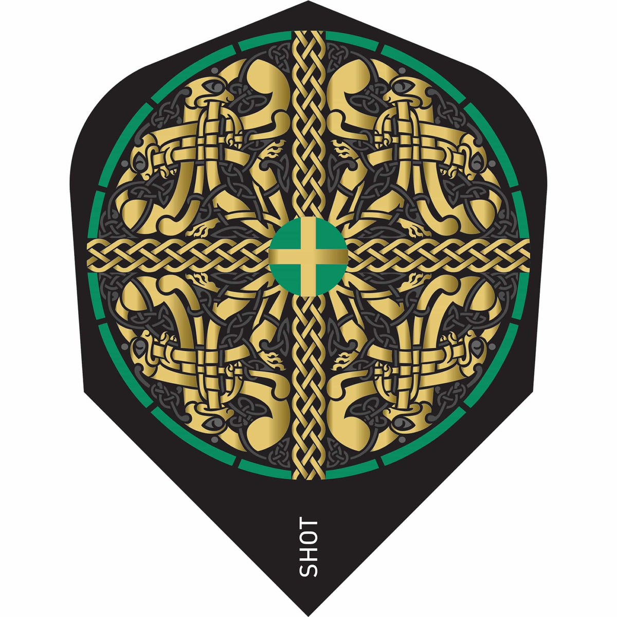 Shot Celt Dart Flights - 100 Micron - No6 - Cernunnos