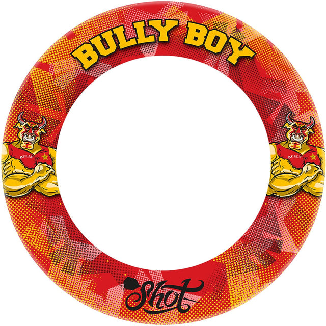 Shot Michael Smith Dartboard Surround - Professional - Bully Boy - Red