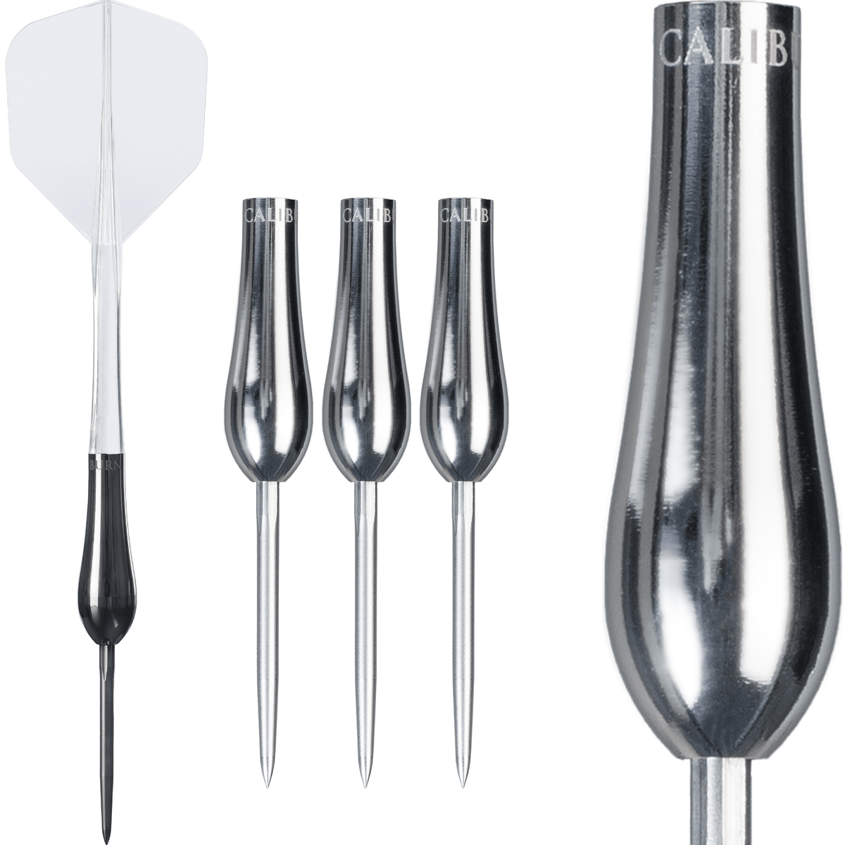 Caliburn Starships Darts - Steel Tip - 95% Tungsten - Waterdrop - 21g PERS