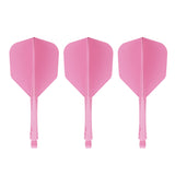 Caliburn SUP Lite Dart Flights - Moulded Flight & Shaft - Standard No6 - Sakura Pink