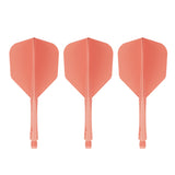 Caliburn SUP Lite Dart Flights - Moulded Flight & Shaft - Standard No6 - Tangerine