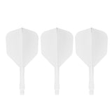 Caliburn SUP Lite Dart Flights - Moulded Flight & Shaft - Standard No6 - White