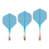 Caliburn SUP Flights - Moulded Flight & Shaft - Standard No2 - Two Tone