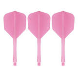 Caliburn SUP Lite Dart Flights - Moulded Flight & Shaft - Standard No6 - Sakura Pink