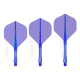 Caliburn SUP Flights - Moulded Flight & Shaft - Standard No2 Blue / Short