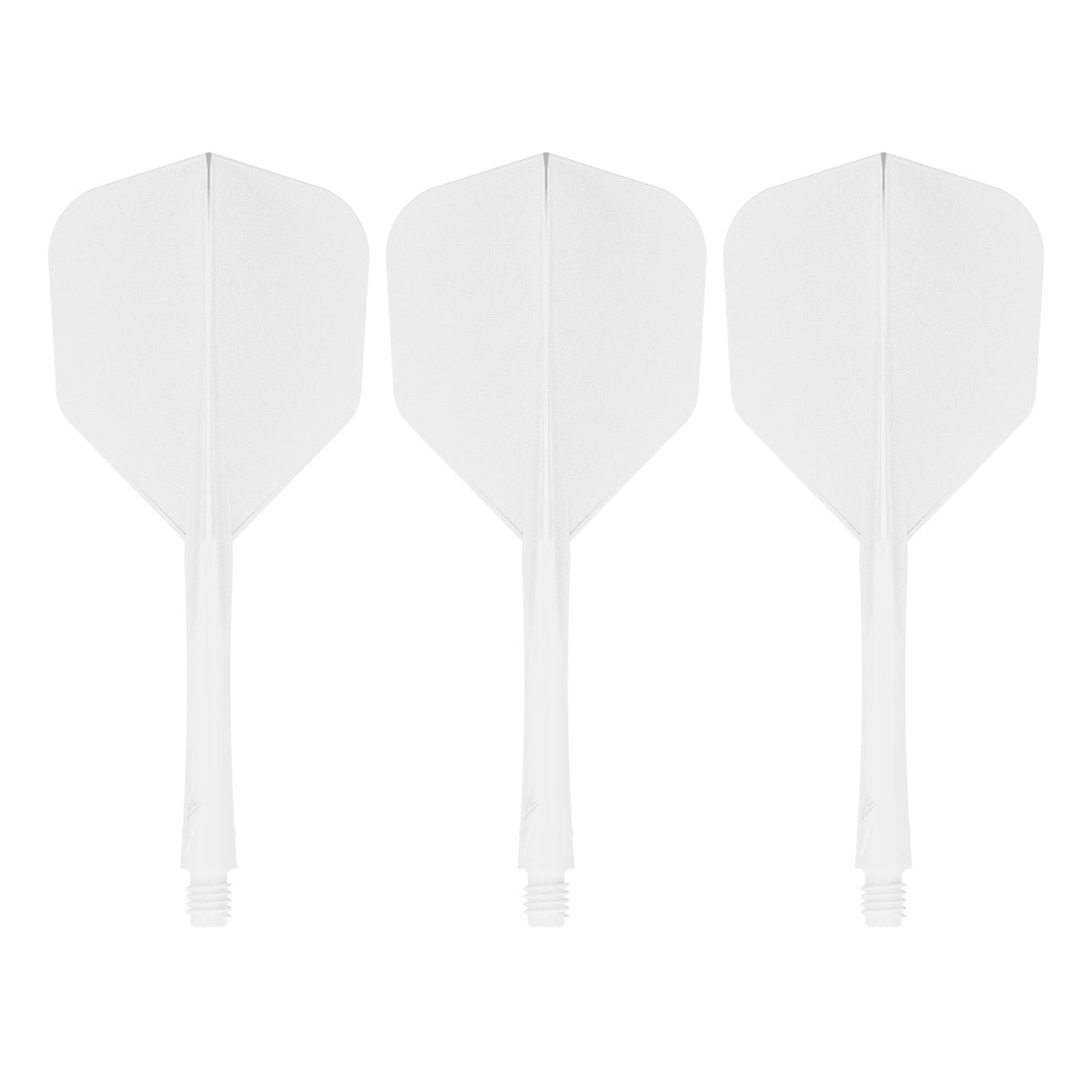 Caliburn SUP Lite Dart Flights - Moulded Flight & Shaft - Standard No6 - White
