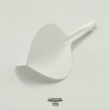 Condor AXE120 Dart Flights - Teardrop - White