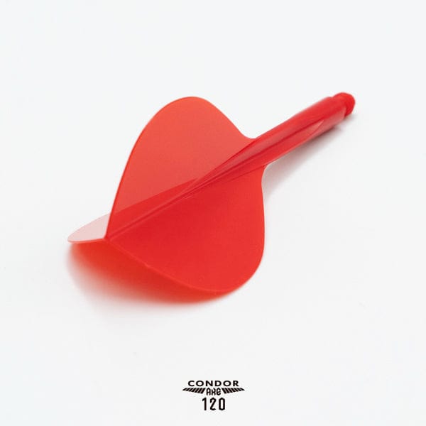 Condor AXE120 Dart Flights - Teardrop - Red