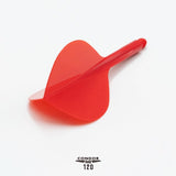 Condor AXE120 Dart Flights - Teardrop - Red