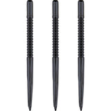 Unicorn Volute Dart Points - Steel Tip - Shark Fin - Black 42mm